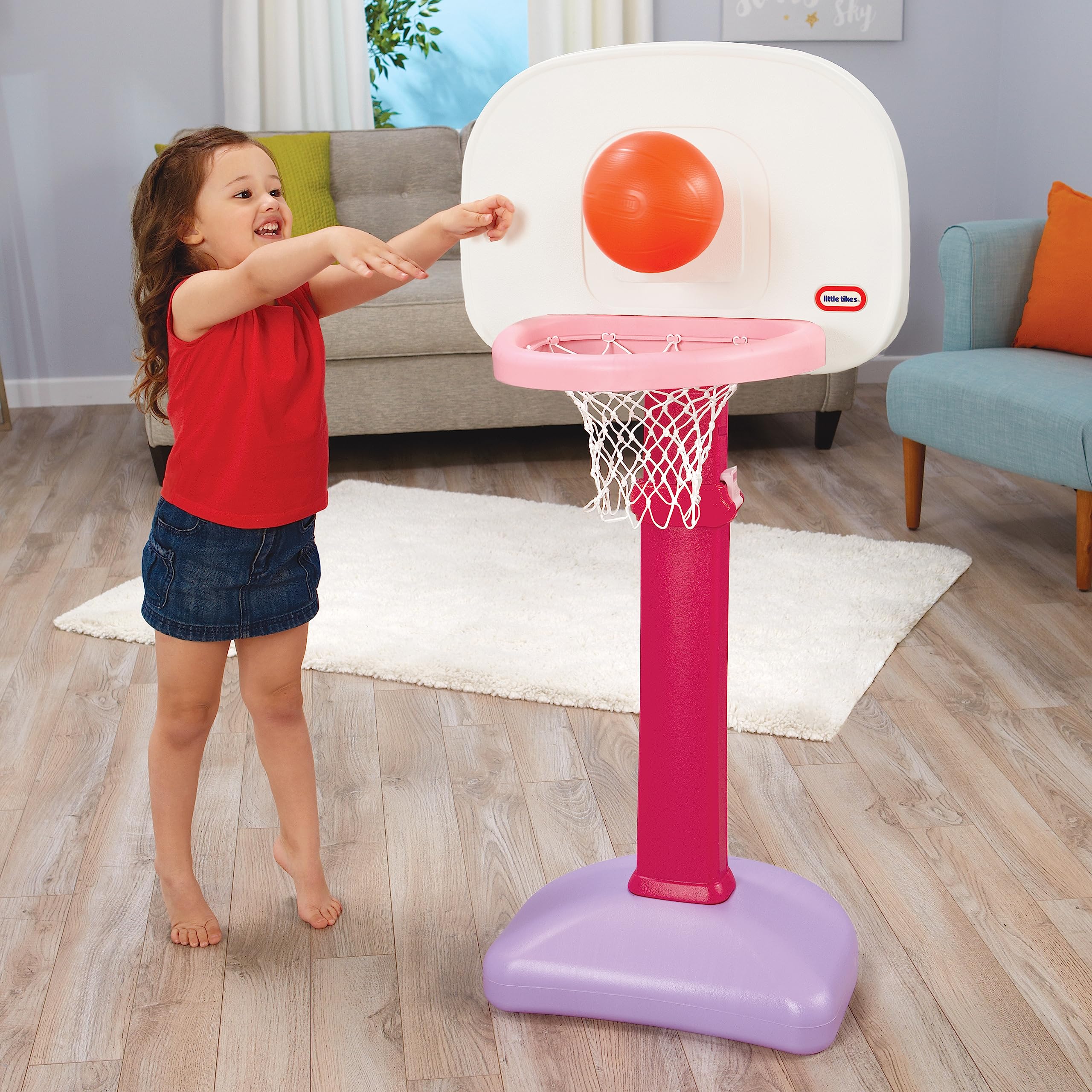 Little Tikes Easy Score Basketball Set, Pink- Amazon Exclusive
