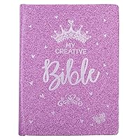 ESV Holy Bible, My Creative Bible For Girls, Hardcover w/Ribbon Marker, Illustrated Coloring, Journaling and Devotional Bible, English Standard Version, Purple Glitter ESV Holy Bible, My Creative Bible For Girls, Hardcover w/Ribbon Marker, Illustrated Coloring, Journaling and Devotional Bible, English Standard Version, Purple Glitter Hardcover Paperback