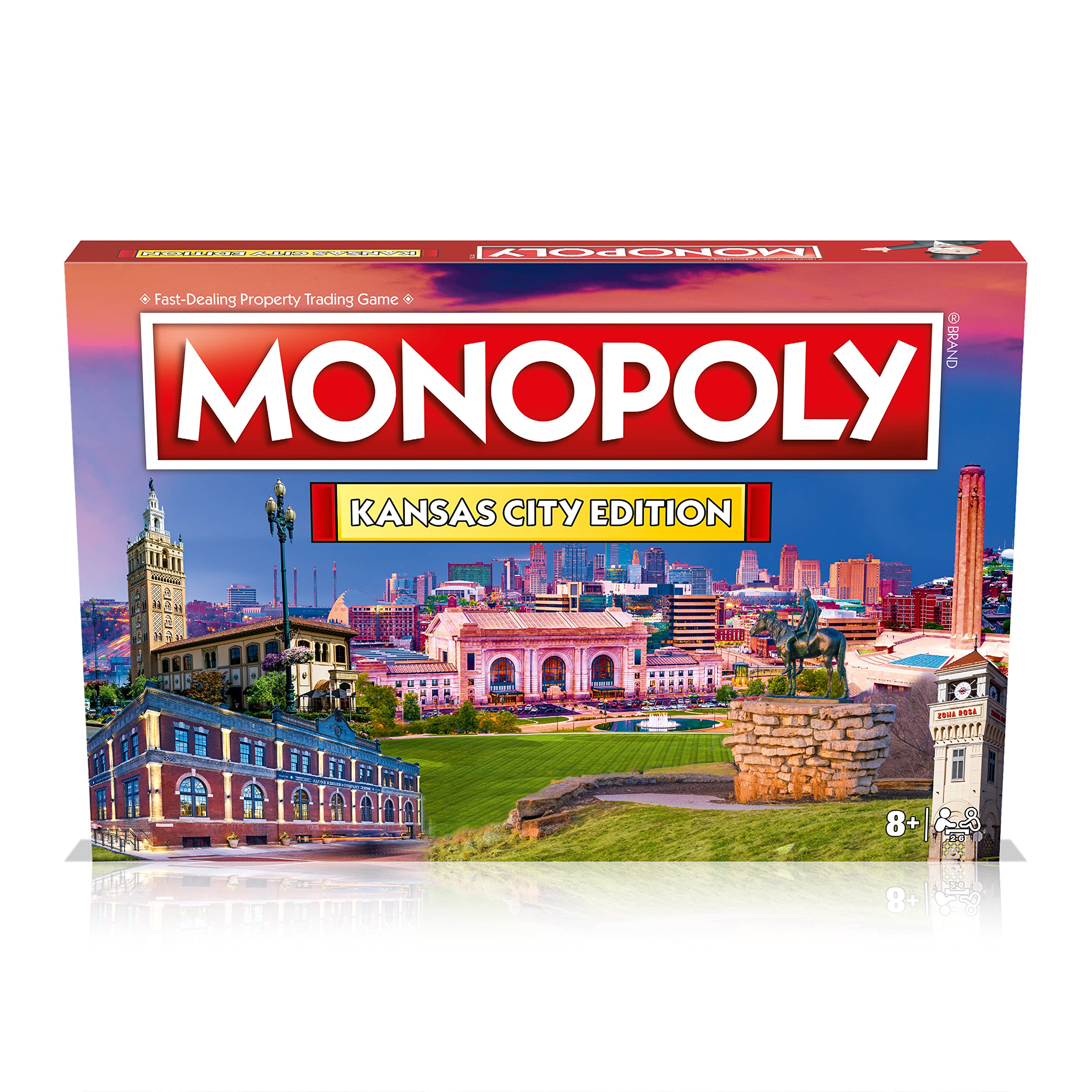 Monopoly Kansas City Edition, Family Board Game for 2-6 Players Ages 8 and Up