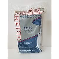 Oreck TYPE CC Odor Fighting Vacuum Bags CCPK8OH - 8 pack - Genuine