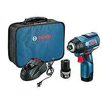 BOSCH 12-Volt Max EC Brushless Impact Driver Kit 2 battery kit PS42-02 12.70 Inch x 9.50 Inch x 4.10 Inch