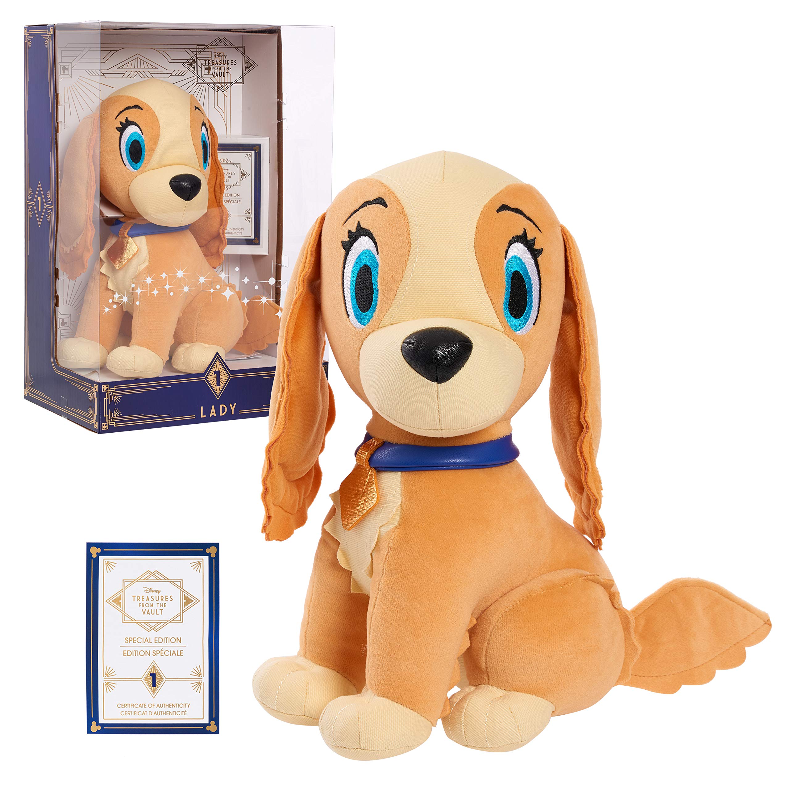Disney Treasures From the Vault, Limited Edition Lady Plush, Amazon Exclusive, 3+ years