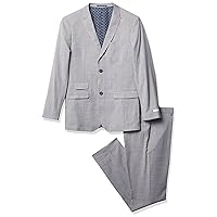 Isaac Mizrahi Slim Fit Boy's 2pc Check Suit