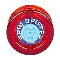 Duncan Toys Spin Drifter Yo-Yo, Side-Spinning Yo-Yo, Beginner to Advanced, Red, 1 Yo-Yo