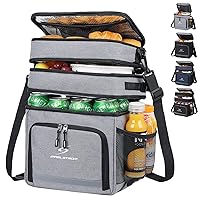 Lunch Box for Men,Insulated Lunch Bag Women/Men,Leakproof Lunch Cooler Bag, Lunch Tote Bag