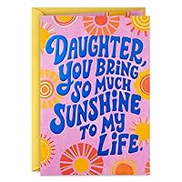 Hallmark Birthday Card for Daughter (Retro, So Much Sunshine)