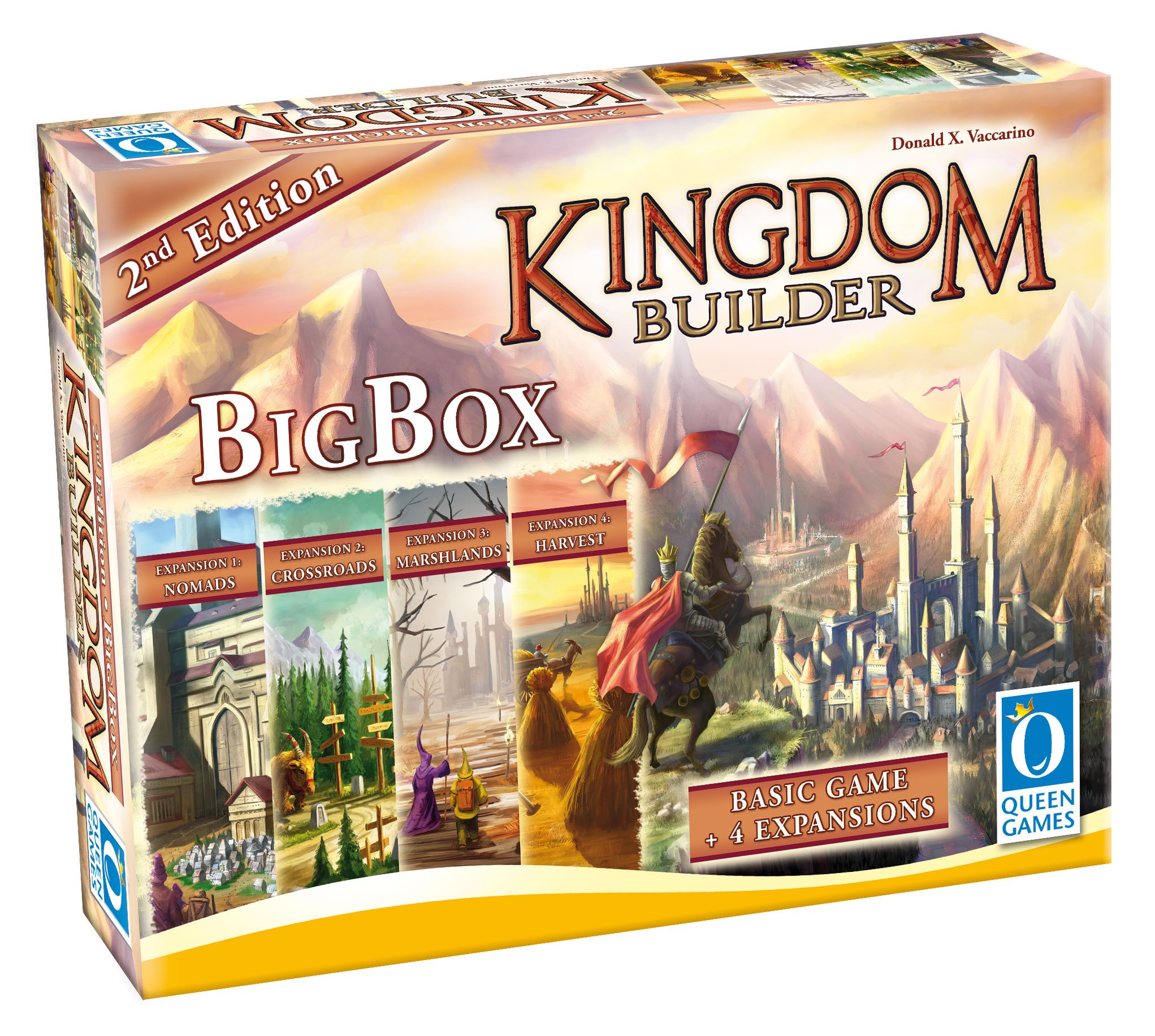 Queen Games Kingdom Builder Big Box 2nd Edition Board Game