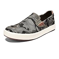 OLUKAI Lae'ahi Pa'i Men's Slip On Sneakers, Lightweight Barefoot Feel & Breathable All-Weather Shoes, Drop-in Heel & Comfort Fit