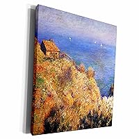 3dRose Claude Monet – Fishermans Lodge at Varengeville - Museum Grade Canvas Wrap (cw_303327_1)