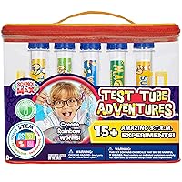 Test Tube Adventures Lab In A Bag By Be Amazing! Toys–Test Tube Science Kits For Kids–Science Toys For Kids-15 Experiments Included – Chemistry Kit For Boys & Girls – Ages 8+,Original Version,BAT4420