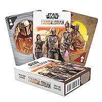 AQUARIUS Star Wars Playing Cards - The Mandalorian Themed Deck of Cards for Your Favorite Card Games - Officially Licensed Star Wars Merchandise & Collectibles