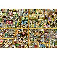 Ravensburger Magical Bookcase 18,000 Piece Jigsaw Puzzle for Adults - 17825 - Handcrafted Tooling, Durable Blueboard, Every Piece Fits Together Perfectly