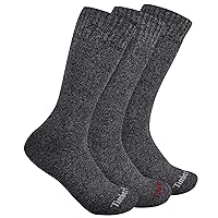 Timberland Women's 3-Pack Ribbed Marled Boot Socks, Black Multi, One Size