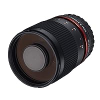 SY300M-E-BK 300mm F6.3 Mirror Lens for Sony NEX Mirrorless Interchangeable Lens Cameras - E-Mount