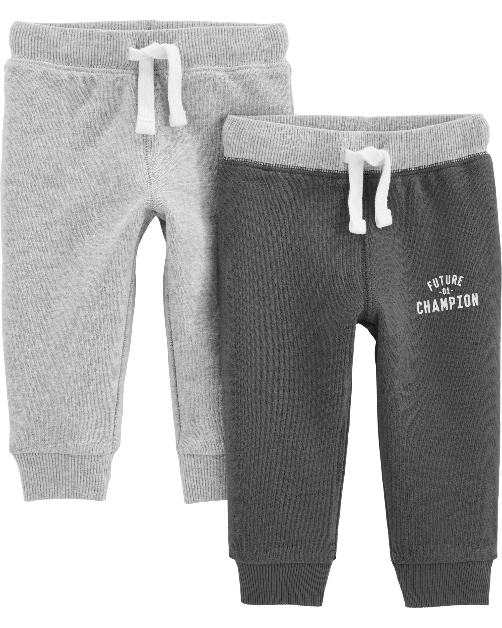 Simple Joys by Carter's Baby Boys' 2-Pack Athletic Knit Jogger Pants