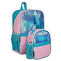 Wildkin Pack-it-All Backpack Bundle with Clip-in Lunch Box (Mermaid Undercover)