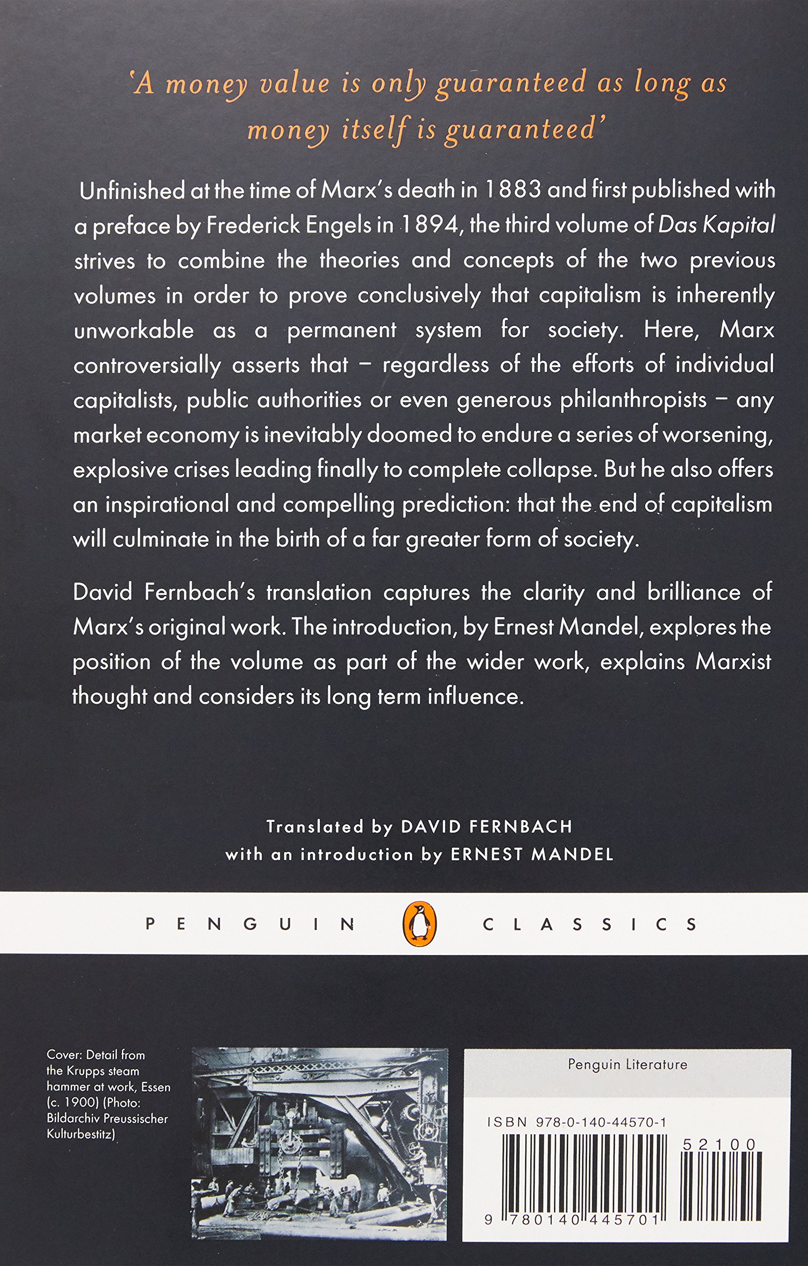 Capital: A Critique of Political Economy, Vol. 3 (Penguin Classics)