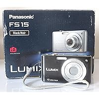 Panasonic Lumix FS15 Digital Camera - Black (12.1MP, 5X Optical Zoom) 2.7 inch LCD