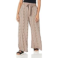 Angie Women's Wide Leg Pants with Self Tie