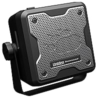 Uniden (BC15) Bearcat 15-Watt External Communications Speaker. Durable Rugged Design, Perfect for Amplifying Uniden Scanners, CB Radios, and Other Communications Receivers, Black