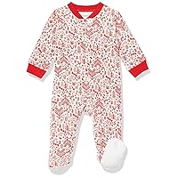 Amazon Essentials Unisex Babies' Footed Zip-Front Sleep and Play, Multipacks