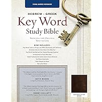 Hebrew-Greek Key Word Study Bible: KJV Edition, Brown Genuine Goat Leather Hebrew-Greek Key Word Study Bible: KJV Edition, Brown Genuine Goat Leather Leather Bound Bonded Leather