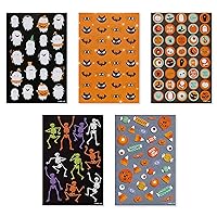 American Greetings 522-Count Halloween Stickers for Kids, Assorted Halloween Themes