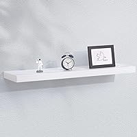 Floating Shelves - 10.23 Inch Deep Wall Shelf for Decor & Storage - Wall Mounted Display Shelving with Invisible Heavy-Duty Metal Bracket - 36
