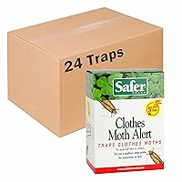 Safer Brand Clothes Moth Traps - 24 Total Traps