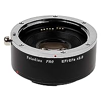Fotodiox Pro Autofocus 2X Teleconverter Compatible with Canon EOS EF Full Frame Lenses and EF/EFs Cameras