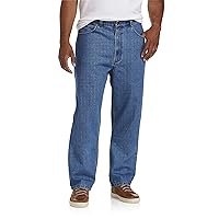 Harbor Bay by DXL Big and Tall Rugged Loose-Fit Jeans