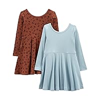 Simple Joys by Carter's Girls' 2-Pack Stretch Rib Dresses