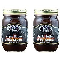 Amish Wedding Apple Butter BBQ Sauce 15 Ounces (Pack of 2)