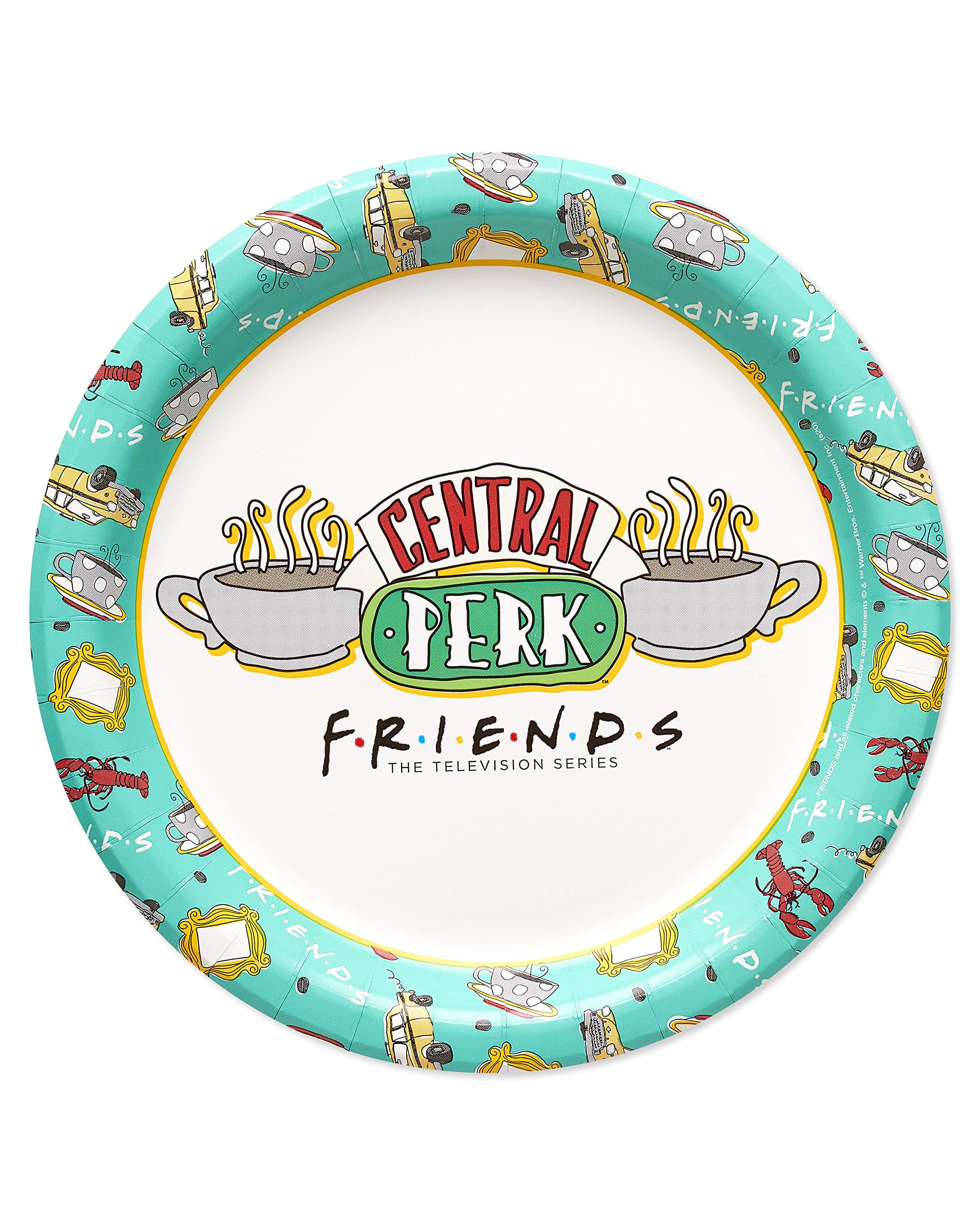 American Greetings Friends Party Supplies, Dessert Plates (36-Count)