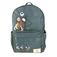 Classic Disney Nightmare Before Christmas Backpack with Laptop Compartment for School, Travel, and Work, Multicolor, Large