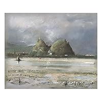 Dumbarton Rock Scotland | Scottish Paintings | Art Prints A5 Signed Giclee Print