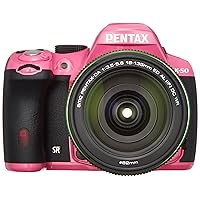 Pentax K-50 16MP Digital SLR with 18-135mm Lens (Pink) - International Version