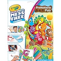 Crayola Color Wonder Prehistoric Pals, Dinosaur Coloring Pages, Mess Free Coloring for Toddlers, Dinosaur Toys, Gifts for Kids
