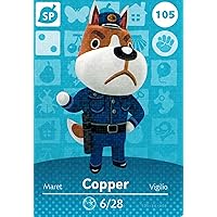 Nintendo Animal Crossing Happy Home Designer Amiibo Card Copper 105/200 USA Version