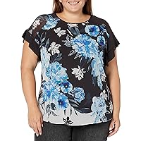 Avenue Women's Plus Size Top Hazel Placement