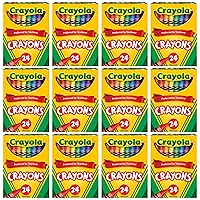 Crayola Crayons Bulk, 12 Packs of 24 Count Crayons, School Supplies, Assorted Colors