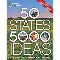 50 States, 5,000 Ideas: Where to Go, When to Go, What to See, What to Do 50 States, 5,000 Ideas: Where to Go, When to Go, What to See, What to Do Paperback Kindle Spiral-bound