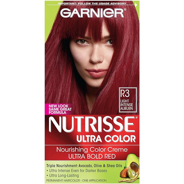 Mua Garnier Nutrisse Ultra Color Nourishing Hair Color Creme, R3 Light  Intense Auburn (Packaging May Vary), Pack of 1 trên Amazon Mỹ chính hãng  2023 | Fado