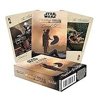 AQUARIUS Star Wars Playing Cards - Art of The Mandalorian Themed Deck of Cards for Your Favorite Card Games - Officially Licensed Star Wars Merchandise & Collectibles