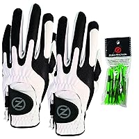Male Men's Compression-Fit Synthetic Golf Glove, Universal Fit