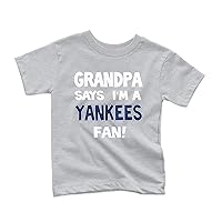 NanyCrafts' Grandpa Says I'm a Yankees Fan Kids Shirt, Children Yankees Fan
