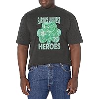 Marvel Big & Tall Classic Luck of The Hero Men's Tops Short Sleeve Tee Shirt
