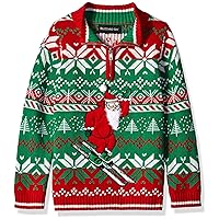 Blizzard Bay Boys' Ugly Christmas Sweater Santa