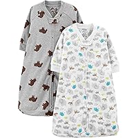 Simple Joys by Carter's Unisex Babies' Microfleece Sleepbag Wearable Blanket, Pack of 2