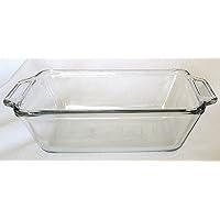 Anchor Hocking Heavy Clear Glass 1.5 Qt Loaf Pan - 9 X 5 X 3